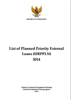 Daftar Rencana Prioritas Pinjaman Luar Negeri (DRPPLN) 2014