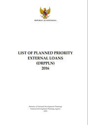 List Of Planned Priority External Loans (DRPPLN) 2016