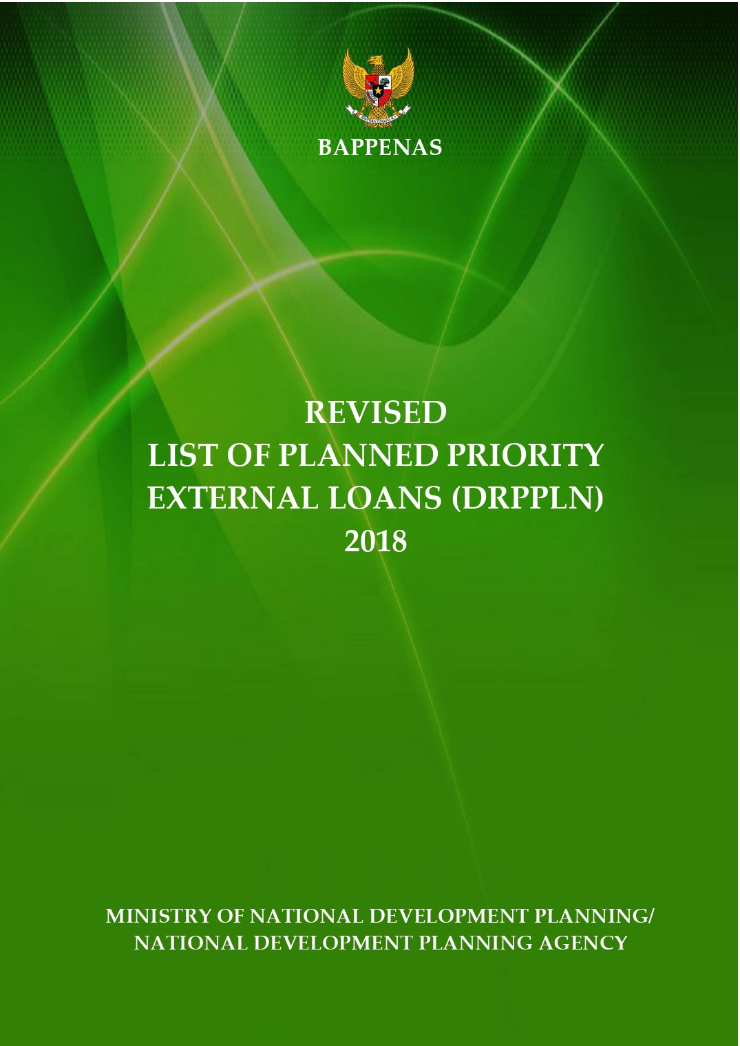 Revised List of Planned Priority External Loans (DRPPLN) 2018