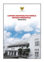 Laporan Akuntabilitas Kinerja Kementerian PPN/Bappenas Tahun 2012